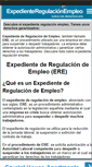 Mobile Screenshot of expediente-regulacion-empleo.es