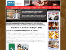 Tablet Screenshot of expediente-regulacion-empleo.es